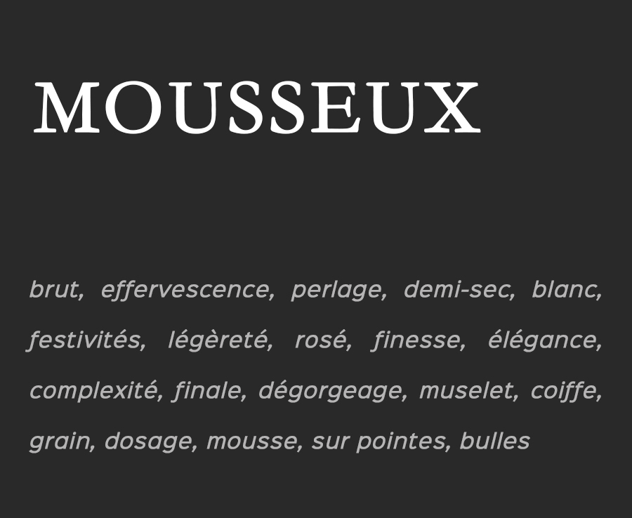 vins mousseux de la Cave des Coteaux