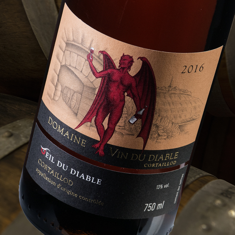 vin rose oeil de perdrix vin du diable cave des coteaux neuchatel boudry