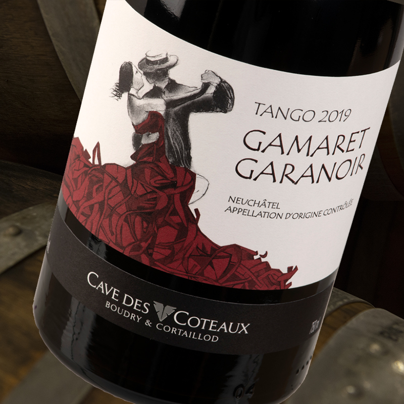 vin rouge gamaret garanoir Tango cave des coteaux neuchatel boudry